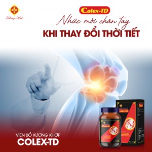 Colex – TD: Giải pháp cho người đau nhức xương khớp khi thời tiết thay đổi